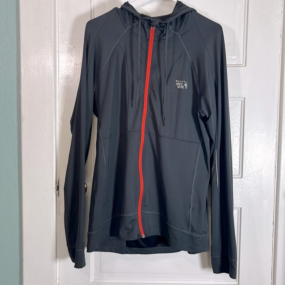 Mountain hardware lightweight hooded zip up